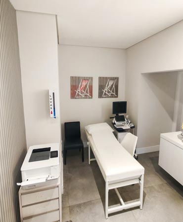 Sala de Exames Ultrassom e Ecocardiograma
